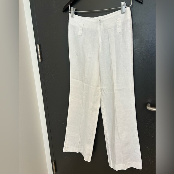 Alizia Amanti NWOT size 8 (see measurements!) Linen wide legged pants - Picture 2 of 12